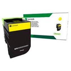TONER LASER LEXMARK /COLOR AMARILLO/ 71B40Y0 / RENDIMIENTO ESTANDAR / HASTA 2,300 PAGINAS / 55 DE COBERTURA / P/MODELOS: CX417DE