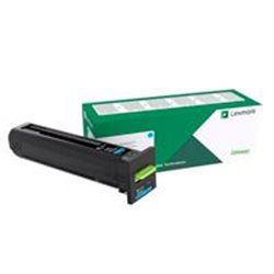 TONER LASER LEXMARK / COLOR CYAN /ALTO RENDIMIENTO / 82K4HC0 / HASTA 17,000 PAGINAS /  5% DE COBERTURA  / P/MODELOS : CX860DE, C
