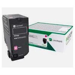 TONER LASER LEXMARK / COLOR MAGENTA / RENDIMIENTO ESTANDAR / 74C4SM0 / HASTA 7,000 PAGINAS / 5% DE COBERTURA / P/MODELOS: CX725D
