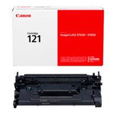 TONER CANON 121  NEGRO, RENDIMIENTO 5,000 PAGINAS, COMPATIBLE CON D1620, D1650.