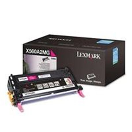 TONER LASER LEXMARK COLOR MAGENTA/ RENDIMIENTO ESTANDAR / X560A2MG / HASTA 4,000 PAGINAS / 5% DE COBERTURA / PARA MODELOS: X560