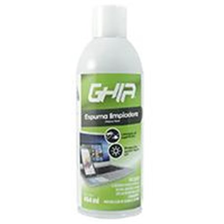 ESPUMA LIMPIADORA GHIA 454ML PARA EQUIPOS Y PERIFERICOS