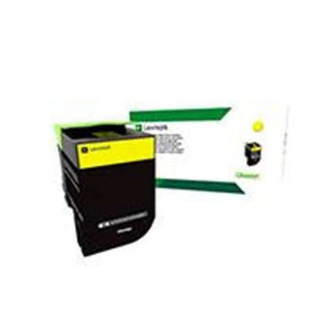 TONER LASER LEXMARK / COLOR AMARILLO / EXTRA ALTO RENDIMIENTO / 78C4XY0 / HASTA 5,000 PAGINAS / 5 DE COBERTURA / PARA MODELOS CX