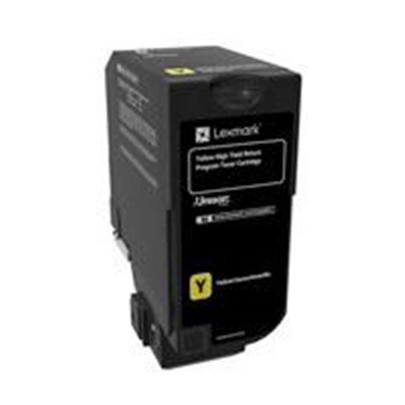 TONER LASER LEXMARK / COLOR AMARILLO / ALTO RENDIMIENTO / NP: 74C4HY0 / HASTA 12,000 PAGINAS / PARA MODELOS CS725DE