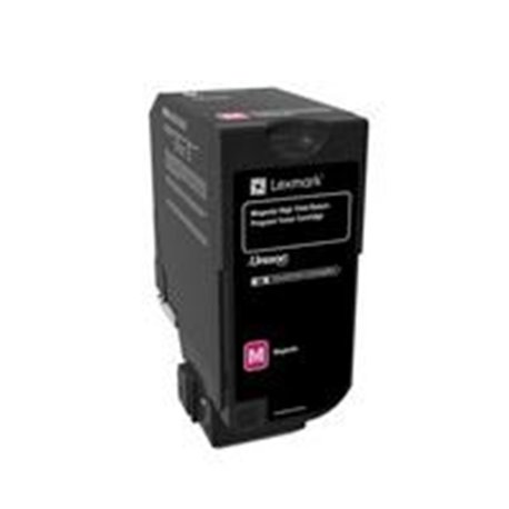 TONER LASER LEXMARK / COLOR MAGENTA / NP: 74C4HM0 / ALTO RENDIMIENTO / HASTA 12,000 PAGINAS / PARA MODELOS CS725DE
