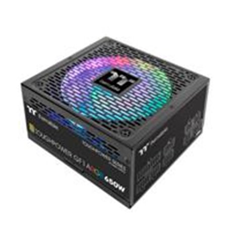 FUENTE DE PODER THERMALTAKE TOUGHPOWER GF1 ARGB ATX 650W MODULAR 80 PLUS GOLD PC GAMER ARGB