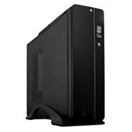 GABINETE ACTECK BERN CON FUENTE DE PODE 500W / MINI TORRE SLIM / MICRO ATX / MINI ITX / COLOR NEGRO / 24 PINES / GAPC-301