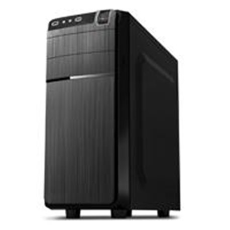 GABINETE ACTECK KIRUNA CON FUENTE DE PODER 500W / GM-210 / MEDIA TORRE ATX / MICRO ATX / MINI ITX / NEGRO / AC-05008