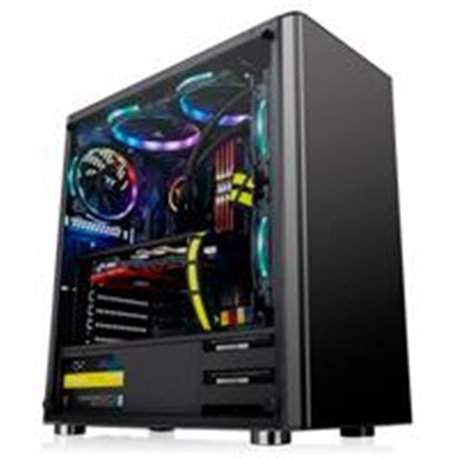 GABINETE THERMALTAKE V200 NEGRO MEDIA TORRE ATX, MICRO ATX, MINI ITX CRISTAL TEMPLADO GAMER