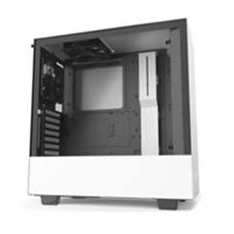 GABINETE NZXT H510I COMPACT BLANCO-MATE MEDIA TORRE MINI ITX, MICRO ATX, ATX CRISTAL TEMPLADO RGB GAMER