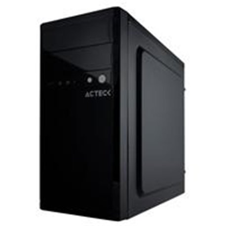 GABINETE ACTECK PERFORMANCE CON FUENTE DE PODER 500W / GI210/ MICRO TORRE / MICRO ATX / MINI ATX / MINI ITX/ NEGRO/AC-929011