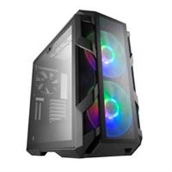 GABINETE COOLER MASTER MC H500M GRIS MEDIA TORRE MINI ITX, MICRO ATX, ATX, EATX CRISTAL TEMPLADO GAMER