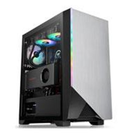 GABINETE THERMALTAKE H550 TG NEGRO MEDIA TORRE  MINI ITX, MICRO ATX, ATX, CRISTAL TEMPLADO, ARGB,  GAMER