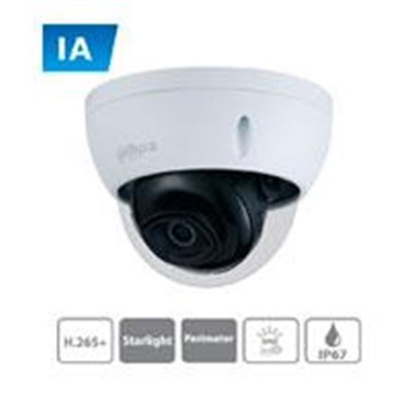 CAMARA IP DOMO CON INTELIGENCIA ARTIFICIAL/ 4 MEGAPIXELES/ LENTE DE 2.8MM/ 1 CH DE AUDIO/ WDR/ IR 50 MTS/ SMD/ PROTECCION PERIME