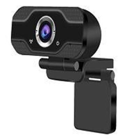 CAMARA WEB GHIA 1080P / WEBCAM USB IDEAL PARA EQUIPOS DE ESCRITORIO Y LAPTOPS / COLOR NEGRO / MICROFONO VIA USB