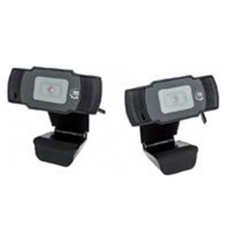 WEBCAM USB FULL HD, DOS MEGAPíXELES, 1080P FULL HD, CONECTOR USB-A, MICRóFONO INTEGRADO, BASE AJUSTABLE, 30 FPS, NEGRO.