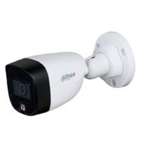 CáMARA DAHUA  BULLET FULL COLOR 1080P/ LENTE DE 2.8 MM/ 106 GRADOS DE APERTURA/ LUZ BLANCA DE 20 MTS/ STARLIGHT/ IP67/ SOPORTA C
