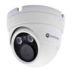 CAMARA IP MOTOROLA MTIDM045721 / DOMO METAL / VARIFOCAL MOTORIZADA / 5MP / ICR, DIA-NOCHE / IP66 / ONVIF / POE / DNR 2D-3D , WDR