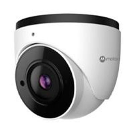 CAMARA IP MOTOROLA MTIDM032701 / DOMO METAL / LENTE FIJO / 2MP / ICR , DIA-NOCHE / IK10 / IP67 / ONVIF / POE / DNR , 3D , WDR / 