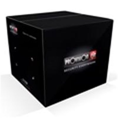 KIT PROVISION ISR DVR 4 AHD 1 IP/4 CAMARAS BALA 1MP IR 15MTS IP66/4 CABLES COAXIAL 20MTS SIAMES/FUENTE DE PODER