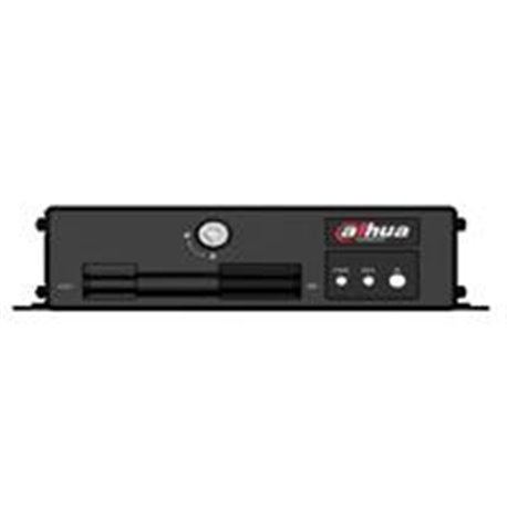 DVR DAHUA MOVIL 4 CANALES 1080P / 1 CANAL IP ADICIONAL / H.265 / 3G / GPS / 2 RANURAS PARA SD/
