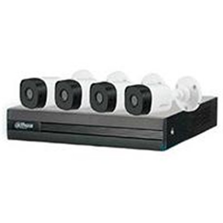 KIT DE 4 CANALES 5 MEGAPIXELES/ COOPER-I/ WIZSENSE/ H.265/ 4 CAMARAS METALICAS B2A51/ ACCESORIOS INCLUIDOS/ 4 CANALES CON INTELI