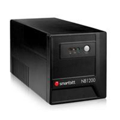 NO BREAK SMARTBITT 1200VA / 600W, 8 CONTACTOS, CON REGULADOR Y SUPRESOR DE PICOS.