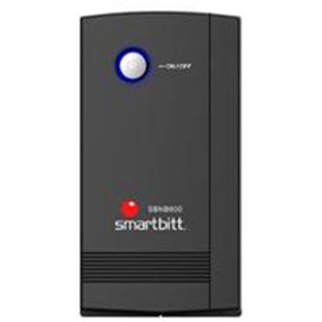 NO BREAK SMARTBITT NO-BREAK 600VA/300 WATTS, 4 CONTACTOS CON RESPALDO, SUPRESIÓN Y REGULACIÓN SBNB600