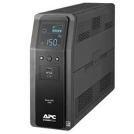 UNIDAD BACK UPS PRO BR 1500 VA, 10 TOMAS DE SALIDA, 2 PUERTOS USB DE CARGA, AVR, INTERFAZ LCD, LAM
