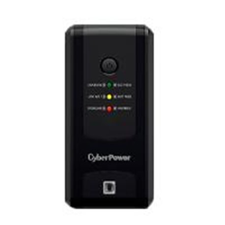 NO BREAK CYBERPOWER UT750GU 750VA / 375W, INTERACTIVO, INDICADORES LED, 8 NEMA 5-15R 4 RESPALDO / 4 SUPRESION Y REGULACION, TORR