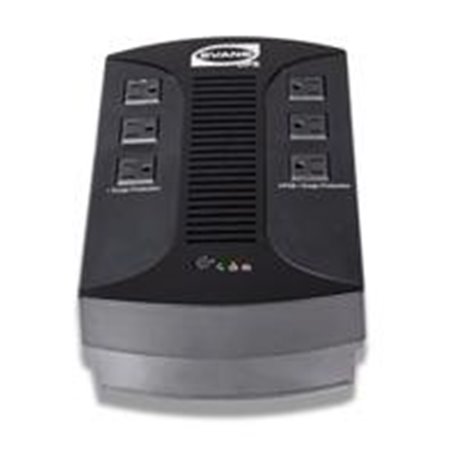 UPS SISTEMA DE ALIMENTACIÓN ININTERRUMPIDA 360W LÍNEA INTERACTIVA EVANS BY PERFECT CHOICE NEGRO