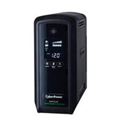 NO BREAK / UPS CON REGULADOR CYBERPOWER LCD INTELIGENTE ONDA SENOIDAL PURA PFC TORRE 850 VA 510 WATTS 3 AÑOS DE GARANTIA EN PILA