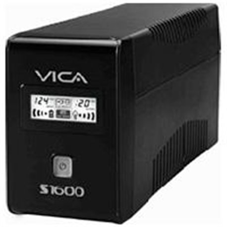 NO BREAK VICA 1600VA/900W PANTALLA LCD 8 TOMAS REGULADAS Y RESPALDADAS 3 AÑOS DE GARANTIA.