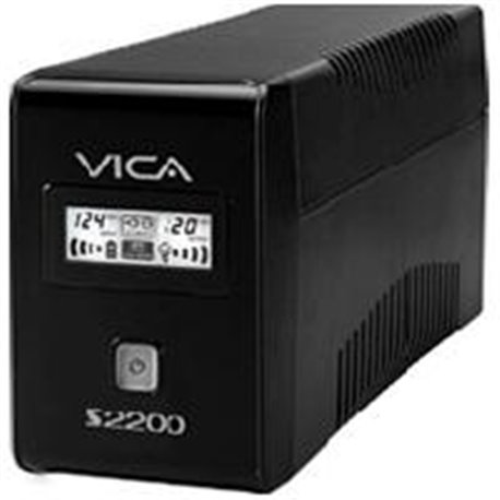 NO BREAK VICA 2200VA/1200W CON 8 TOMAS CON RESPALDO Y REGULADAS 3 ANOS DE GARANTIA