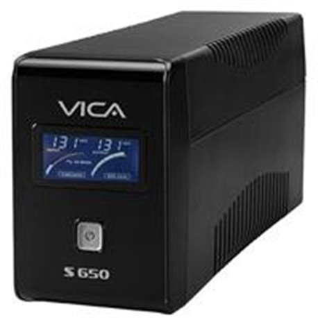 NOBREAK VICA BFLOW S 650VA/360W PANT LCD 6 CONTACTOS CON RESP REG Y SUP