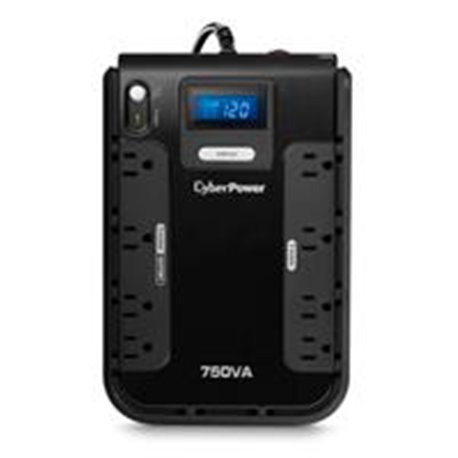 NO BREAK / UPS  CYBERPOWER LCD INTELIGENTE 750 VA 420 WATTS 3 AÑOS DE GARANTIA EN PILA Y EQUIPO