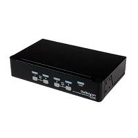 CONMUTADOR SWITCH KVM 4 PUERTOS DE VIDEO VGA USB 2.0 - 1U RACK ESTANTE - STARTECH.COM MOD. SV431DUSBU