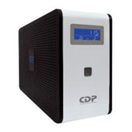 NO BREAK CDP INTELIGENTE 750VA/350W, 6 CONTACTOS, PANTALLA LCD, BRAKER, PUERTO USB, RESPALDO DE BAT