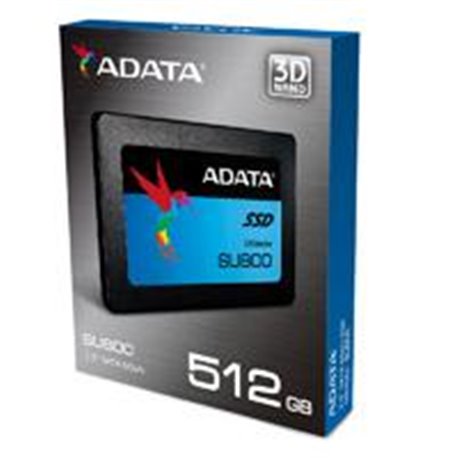 UNIDAD DE ESTADO SOLIDO SSD ADATA SU800 512GB 2.5 SATA3 7MM LECT.560/ESCR.520MBS SIN BRACKET PC/ALTO RENDIMIENTO