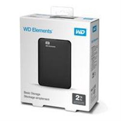 DD EXTERNO PORTATIL 2TB WD ELEMENTS NEGRO 2.5/USB3.0/WIN