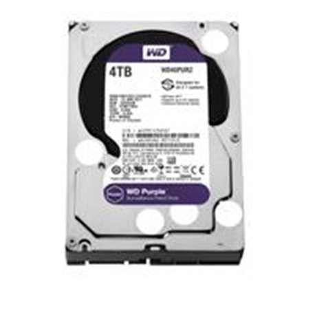DD INTERNO WD PURPLE 3.5 4TB SATA3 6GB/S 64MB 24X7 PARA DVR Y NVR DE 1-16 BAHIAS Y 1-64 CAMARAS