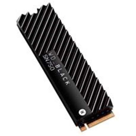 UNIDAD DE ESTADO SOLIDO SSD WD BLACK SN750 NVME M.2 1TB PCIE GEN3 8GB/S CON DISIPADOR LECT 3470MB/S ESCRIT 3000MB/S