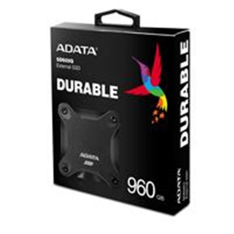 UNIDAD DE ESTADO SOLIDO SSD EXTERNO ADATA SD600Q 960GB USB 3.1 NEGRO WINDOWS/MAC/LINUX/ANDROID
