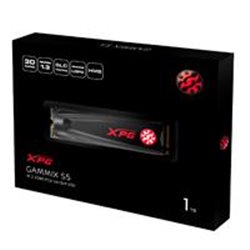 UNIDAD DE ESTADO SOLIDO SSD ADATA XPG GAMMIX S5 NVME M.2 2280 1TB PCIE GEN 3X4 3DNAND LECT.2100MB/S ESCRIT 1500MB/S CON DISIPADO