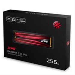 UNIDAD DE ESTADO SOLIDO SSD ADATA XPG GAMMIX S11 PRO NVME M.2 2280 256GB PCIE GEN 3X4 3DNAND LECT.3500MB/S ESCRIT 3000MB/S CON D