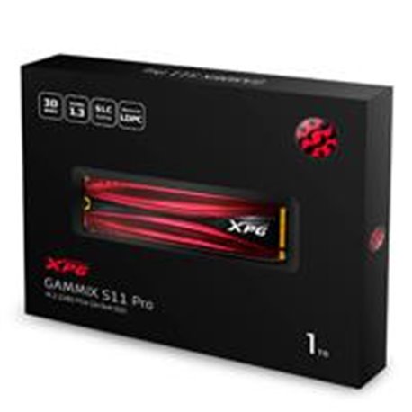 UNIDAD DE ESTADO SOLIDO SSD ADATA XPG GAMMIX S11 PRO NVME M.2 2280 1TB PCIE GEN 3X4 3DNAND LECT.3500MB/S ESCRIT 3000MB/S CON DIS