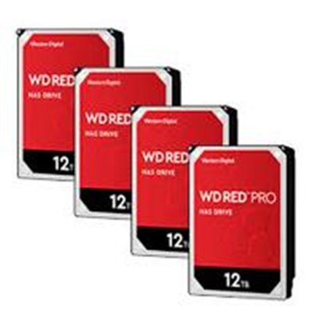 DD INTERNO WD RED PRO 3.5 12TB SATA3 6GB/S 256MB 7200RPM 24X7 HOTPLUG P/NAS 1-16 BAHIAS