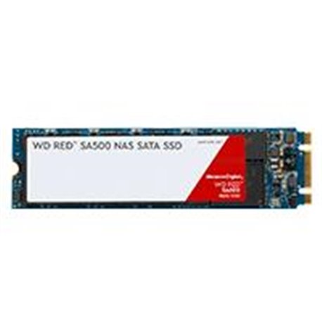 UNIDAD DE ESTADO SOLIDO SSD WD RED SA500 M.2 500GB SATA3 6GB/S 2280 LECT 560MB/S ESCRIT 530MB/S