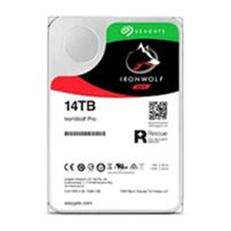 DD INTERNO SEAGATE IRONWOLF PRO 3.5 14TB SATA3 6GB/S 7200RPM 256MB 24X7 HOT-PLUG P/NAS 1-24 BAHIAS