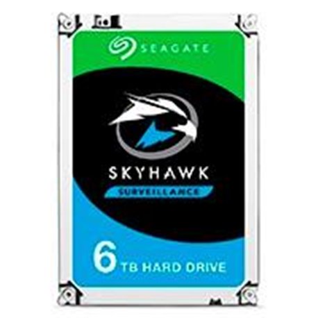 DD INTERNO SEAGATE SKYHAWK VIDEO VIGILANCIA 3.5 6TB SATA3 6GB/S 5400RPM 256MB 24X7 PARA DVR Y NVR 1-16 BAHIAS/1-64 CAM